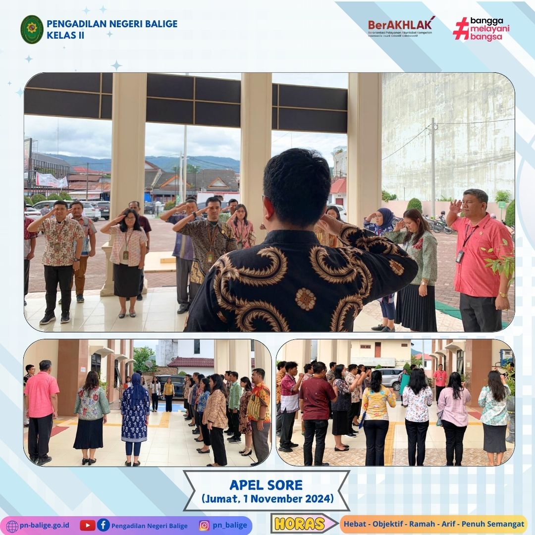 KEGIATAN APEL SORE