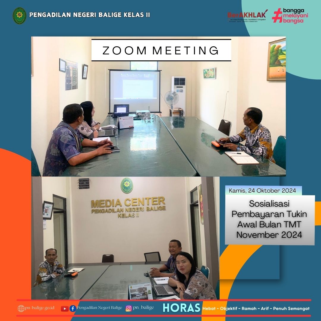 ZOOM MEETING SOSIALISASI PEMBAYARAN TUKIN AWAL BULAN TMT NOVEMBER 2024 ZOOM MEETING SOSIALISASI PEMBAYARAN TUKIN AWAL BULAN TMT NOVEMBER 2024