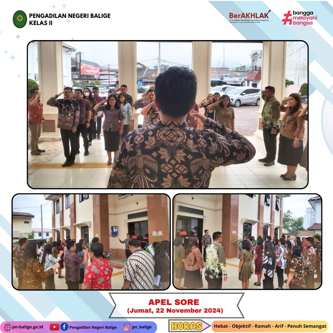 KEGIATAN APEL SORE KEGIATAN APEL SORE