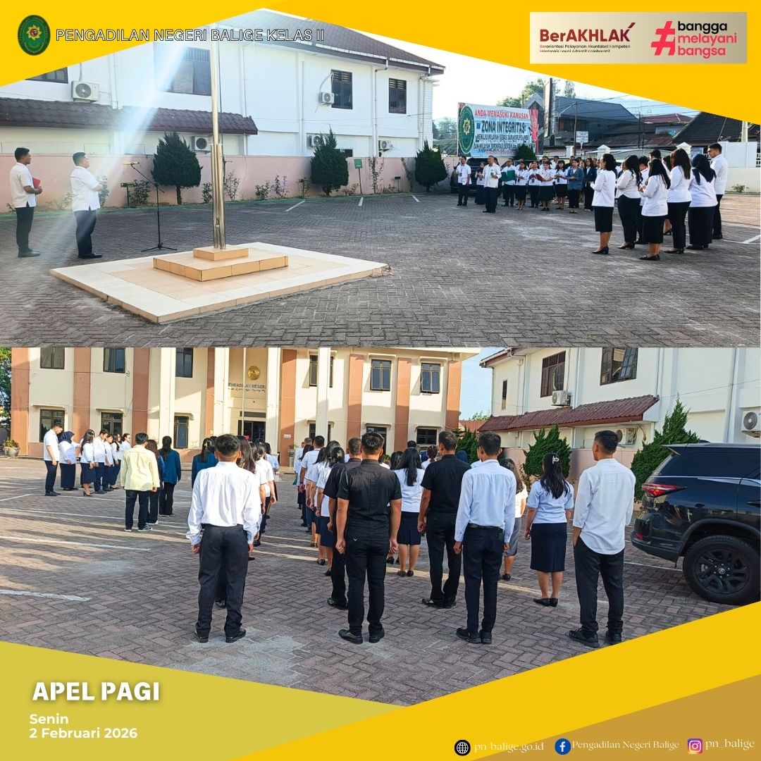 KEGIATAN APEL PAGI KEGIATAN APEL PAGI