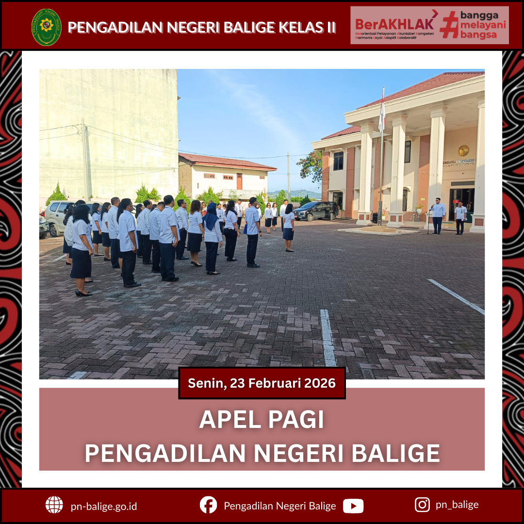 KEGIATAN APEL PAGI KEGIATAN APEL PAGI