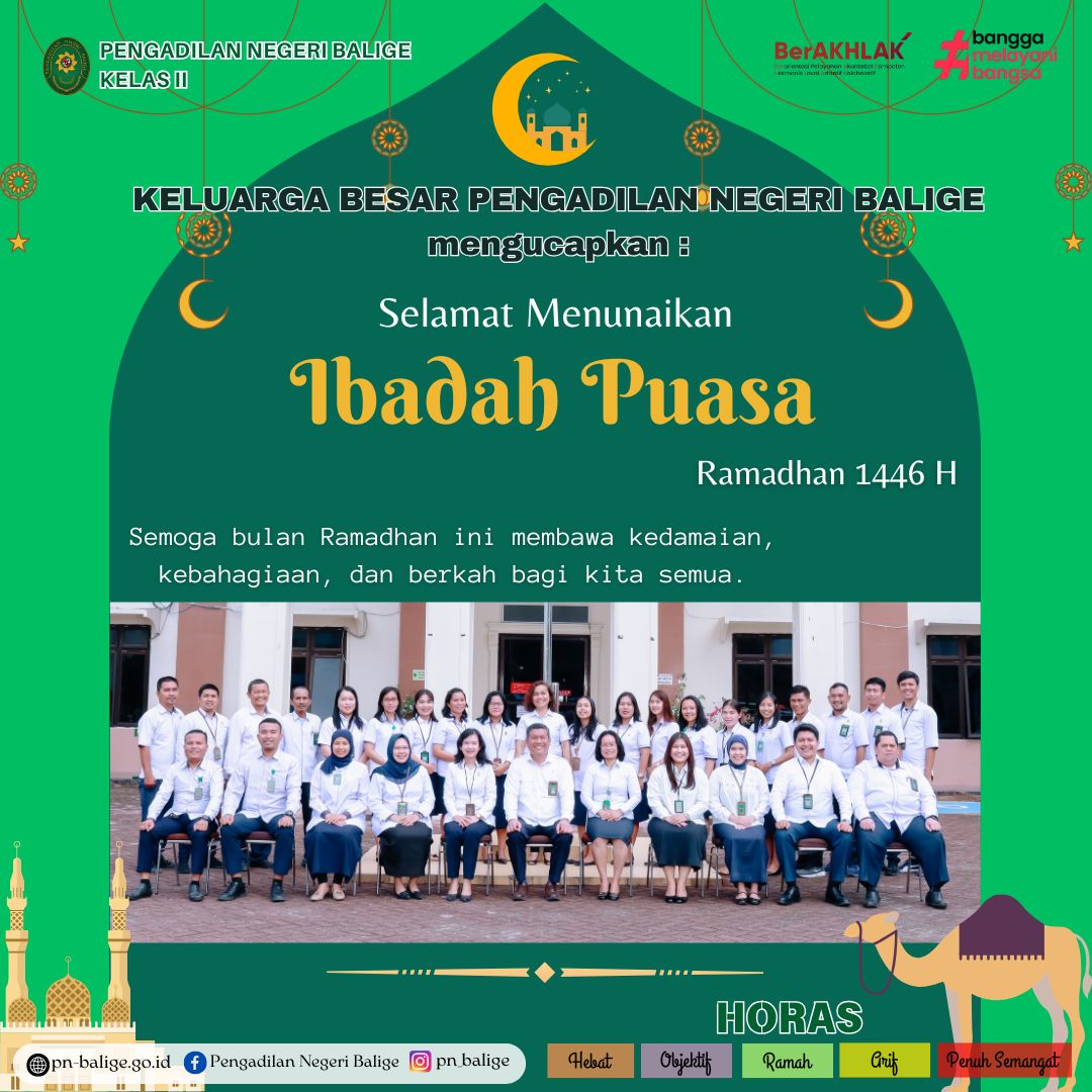 SELAMAT MENUNAIKAN IBADAH PUASA RAMADHAN 1446 H SELAMAT MENUNAIKAN IBADAH PUASA RAMADHAN 1446 H