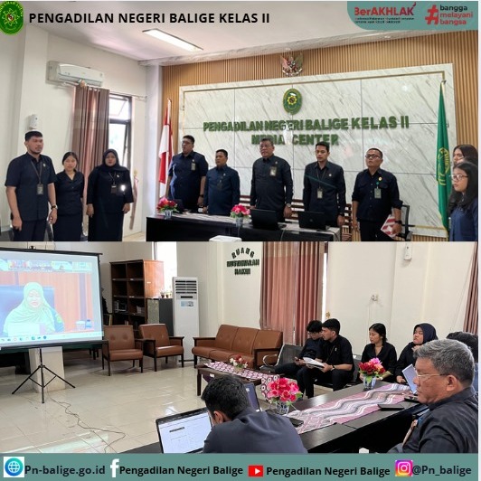 PENGADILAN NEGERI BALIGE MENGIKUTI SOSIALISASI TENTANG PELUANG DAN PEMANFAATAN RUMAH SUBSIDI PEMERINTAH DILINGKUNGAN MAHKAMAH AGUNG DAN BADAN PERADILAN DIBAWAHNYA SECARA DARING