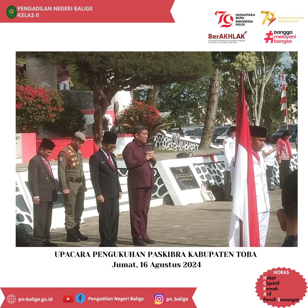 Kegiatan Upacara Pengukuhan PASKIBRA Kabupaten Toba Kegiatan Upacara Pengukuhan PASKIBRA Kabupaten Toba