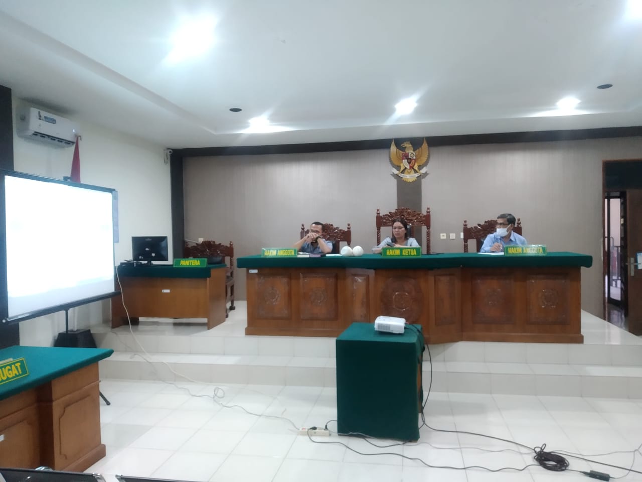 Rapat Bulanan Pengadilan Negeri Balige Bulan Agustus Tahun 2020