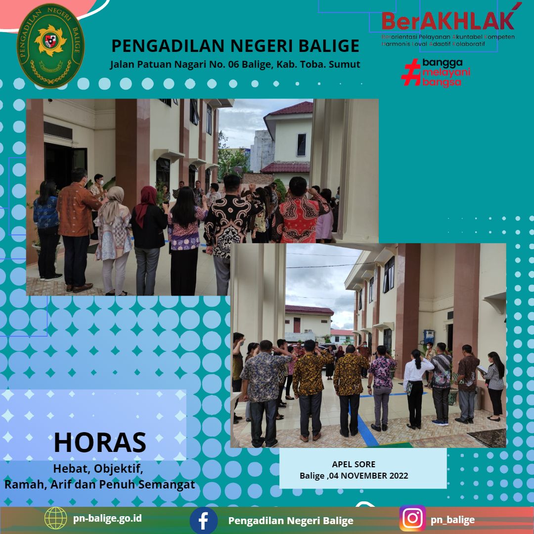 APEL SORE 04 NOVEMBER 2022