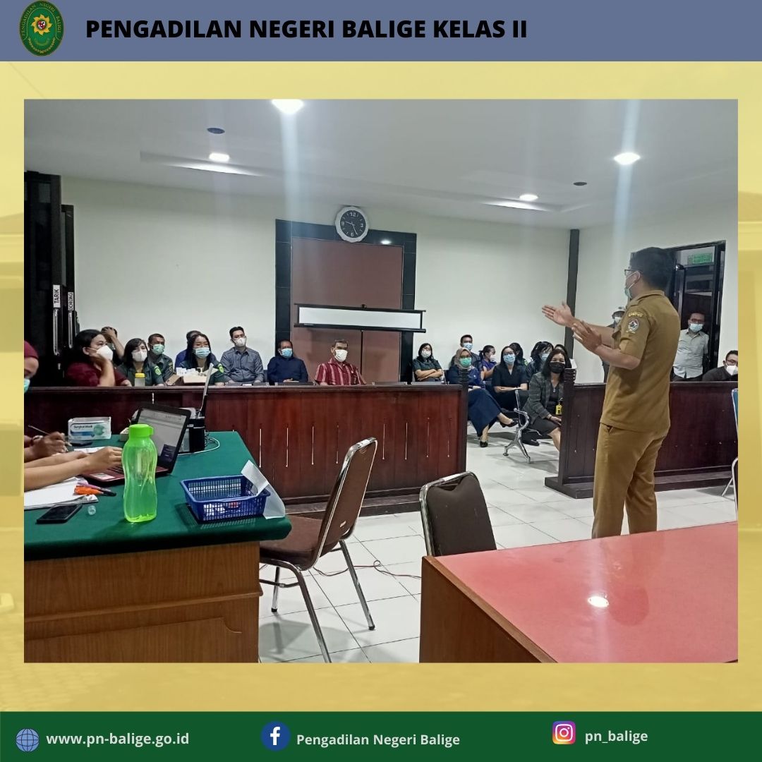 Pelaksanaan Vaksinasi Covid 19 Tahap Pertama Pengadilan Negeri Balige