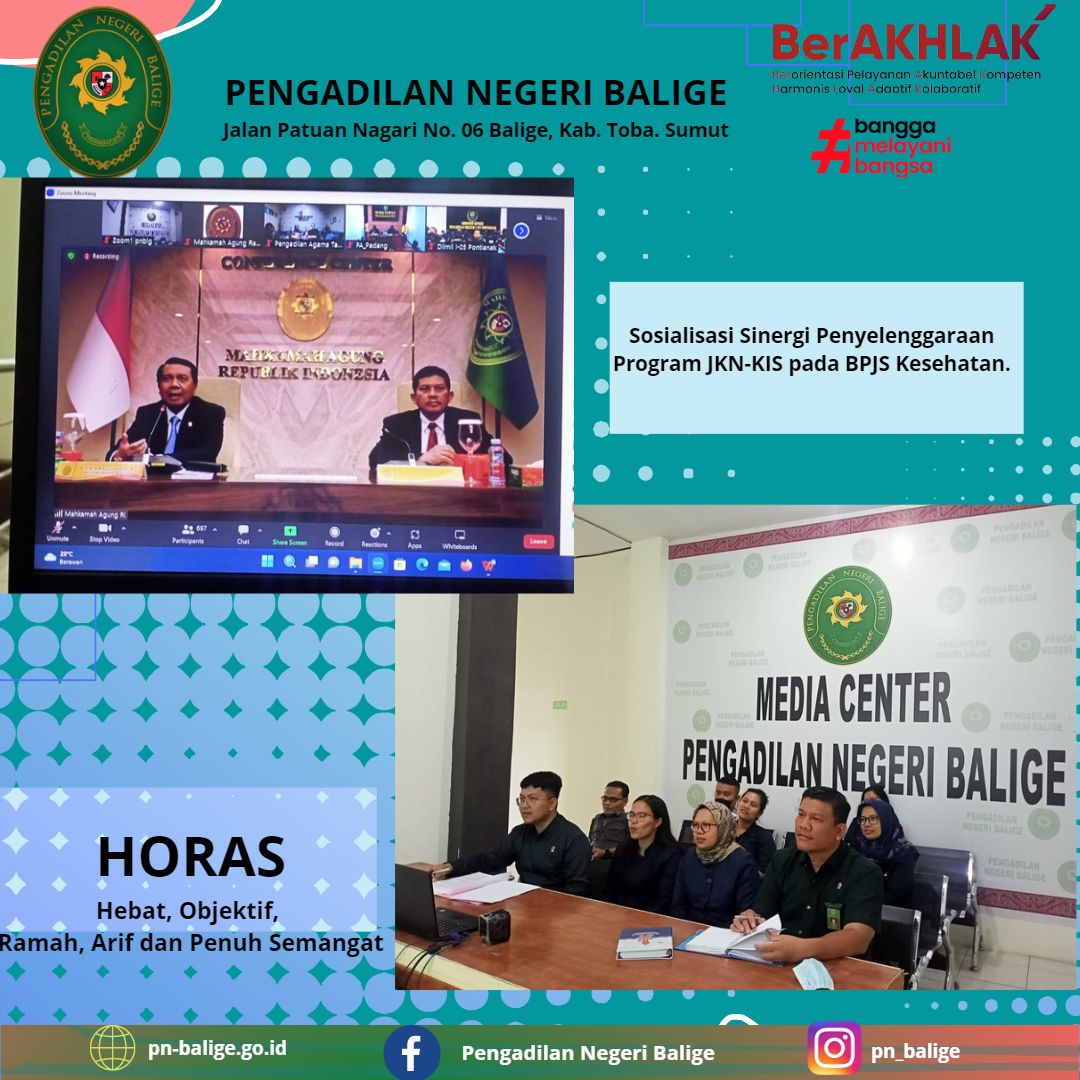 Sosialisasi Sinergi Penyelenggaraan Program JKN-KIS pada BPJS Kesehatan. Sosialisasi Sinergi Penyelenggaraan Program JKN-KIS pada BPJS Kesehatan.