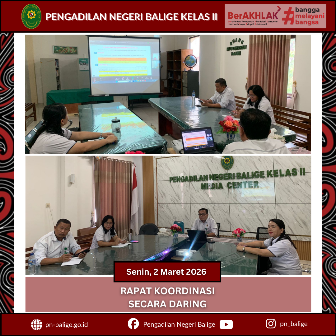 SEKRETARIS MENGIKUTI RAPAT KOORDINASI SECARA DARING SEKRETARIS MENGIKUTI RAPAT KOORDINASI SECARA DARING