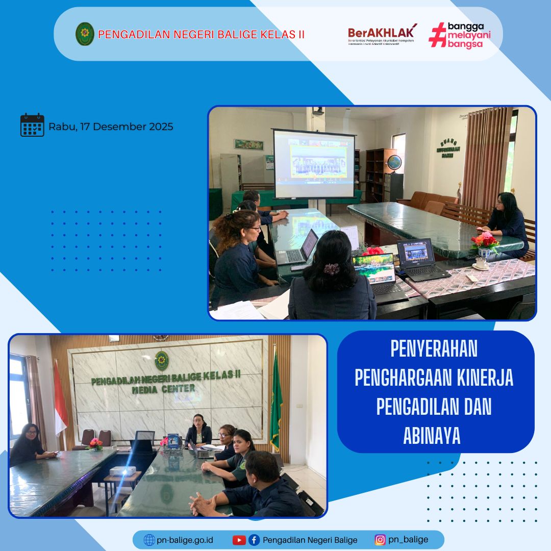 ZOOM ACARA PENYERAHAN PENGHARGAAN KINERJA PENGADILAN DAN ABINAYA ZOOM ACARA PENYERAHAN PENGHARGAAN KINERJA PENGADILAN DAN ABINAYA