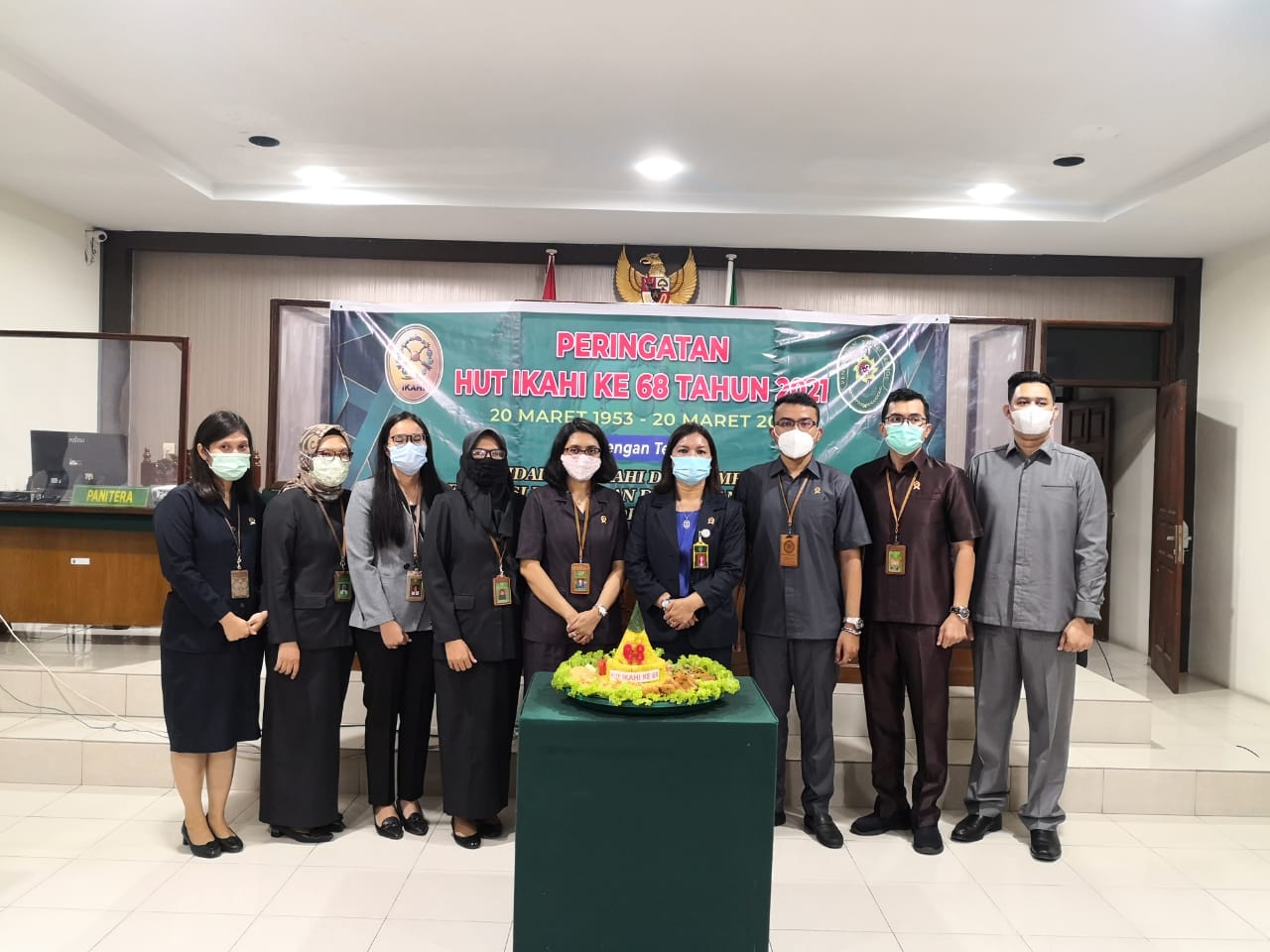 SYUKURAN ULANG TAHUN KE- 68 IKAHI di PENGADILAN NEGERI BALIGE